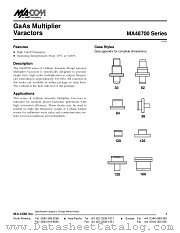 MA48707C datasheet pdf Tyco Electronics