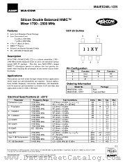 MA4EX240L-1225 datasheet pdf Tyco Electronics