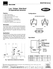 MA4ST330 datasheet pdf Tyco Electronics