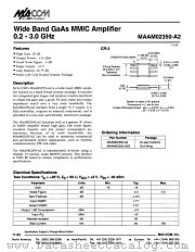 MAAM02350-A2 datasheet pdf Tyco Electronics