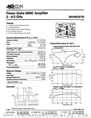 MAAM26100 datasheet pdf Tyco Electronics