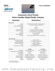 MAANIN0040 datasheet pdf Tyco Electronics