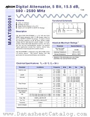 MAATSS0001-TB datasheet pdf Tyco Electronics