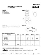 MABAES0018 datasheet pdf Tyco Electronics