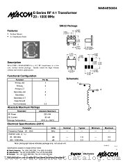 MABAES0034 datasheet pdf Tyco Electronics