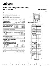 MADA2030G datasheet pdf Tyco Electronics