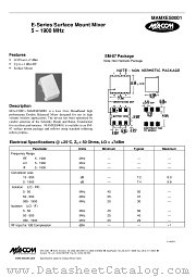 MAMXES0001 datasheet pdf Tyco Electronics