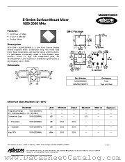 MAMXES0009 datasheet pdf Tyco Electronics