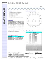 MASWSM0002 datasheet pdf Tyco Electronics