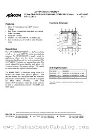 MASWSS0017 datasheet pdf Tyco Electronics