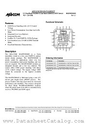 MASWSS0049 datasheet pdf Tyco Electronics