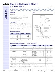 MD-108PIN datasheet pdf Tyco Electronics