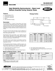 ML46580S-992 datasheet pdf Tyco Electronics