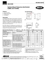 MLS9033-00766 datasheet pdf Tyco Electronics