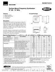 MLS9037-00110 datasheet pdf Tyco Electronics