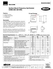 MLS9109-00881 datasheet pdf Tyco Electronics