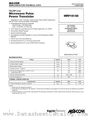 MRF10150 datasheet pdf Tyco Electronics