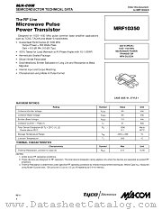 MRF10350 datasheet pdf Tyco Electronics