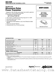 MRF10502 datasheet pdf Tyco Electronics