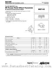 MRF140 datasheet pdf Tyco Electronics