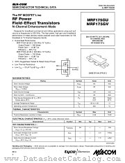MRF175GU datasheet pdf Tyco Electronics