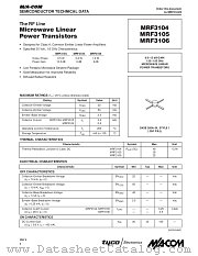 MRF3106 datasheet pdf Tyco Electronics
