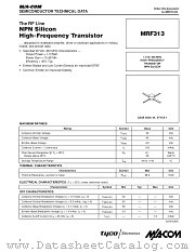 MRF313 datasheet pdf Tyco Electronics