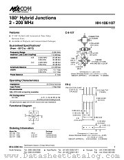 HH-106PIN datasheet pdf Tyco Electronics