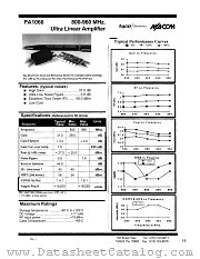 PA1066 datasheet pdf Tyco Electronics