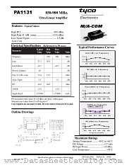 PA1131 datasheet pdf Tyco Electronics