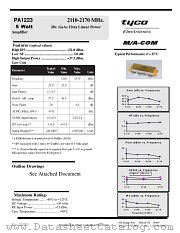 PA1223 datasheet pdf Tyco Electronics