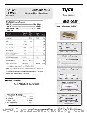 PA1224 datasheet pdf Tyco Electronics