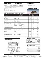 PAW datasheet pdf Tyco Electronics