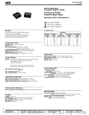 PCDF datasheet pdf Tyco Electronics
