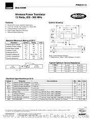 PH0810-15 datasheet pdf Tyco Electronics