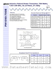 PH1090-700B datasheet pdf Tyco Electronics
