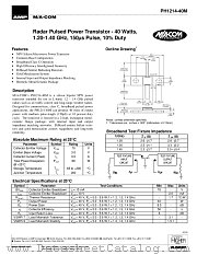 PH1214-40M datasheet pdf Tyco Electronics