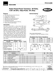 PH1214-80M datasheet pdf Tyco Electronics