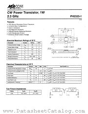 PH2323-1 datasheet pdf Tyco Electronics