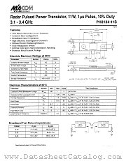 PH3134-11S datasheet pdf Tyco Electronics