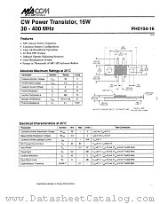 PHOI04-I6 datasheet pdf Tyco Electronics