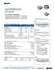 SMA43 datasheet pdf Tyco Electronics