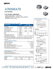 A70 datasheet pdf Tyco Electronics