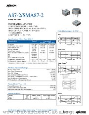 SMA87-2 datasheet pdf Tyco Electronics