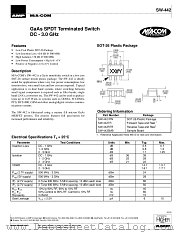 SW-442 datasheet pdf Tyco Electronics