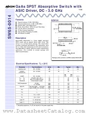 SW65-0014 datasheet pdf Tyco Electronics