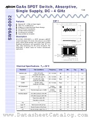 SW90-0002-TB datasheet pdf Tyco Electronics