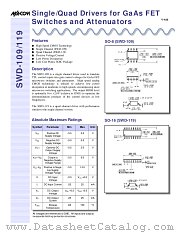 SWD-109119 datasheet pdf Tyco Electronics