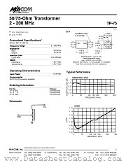 TP-75SMA datasheet pdf Tyco Electronics