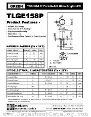 TLGE158P datasheet pdf Marktech Optoelectronics